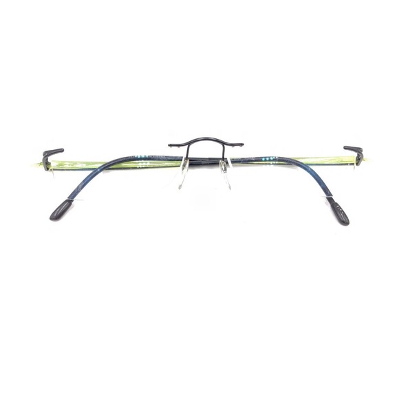 Silhouette 7622 50 6058 Titanium Black Green Rimless Eyeglasses Frames 19 140 - Picture 12 of 13